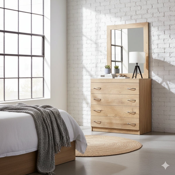 Barcelona 4 Çekmece Şifoniyer