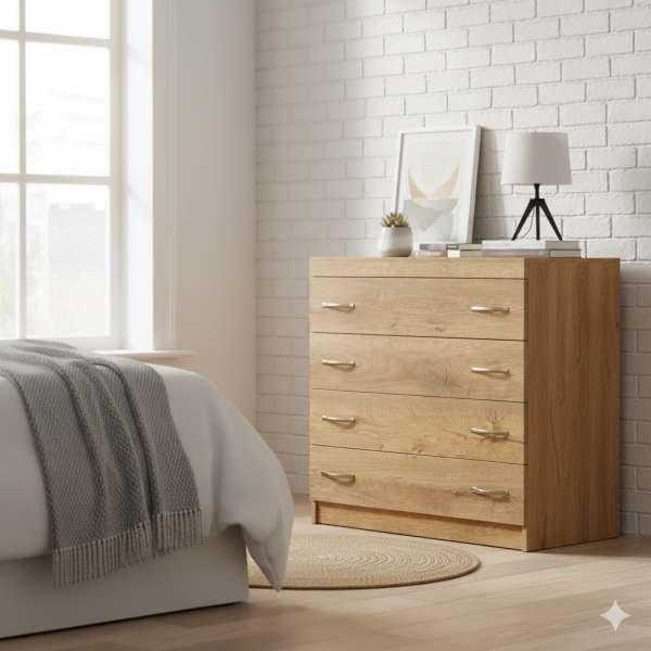 Barcelona 4 Çekmece Şifoniyer