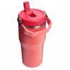 Stanley IceFlow™ Flip Straw Tumbler Pipetli Termos | 0.6L | Hot Coral