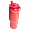 Stanley IceFlow™ Flip Straw Tumbler Pipetli Termos | 0.89L | Hot Coral