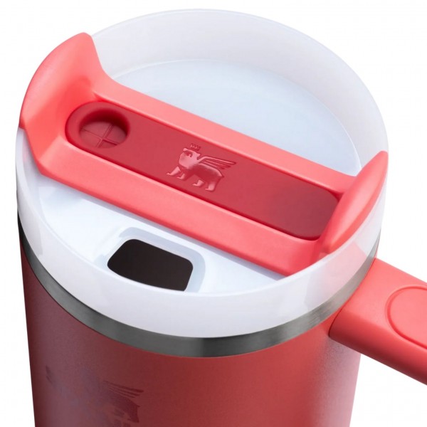 Stanley Quencher H2.O FlowState™ Tumbler Pipetli Termos | 0.8L - Hot Coral