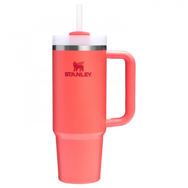 Stanley Quencher H2.O FlowState™ Tumbler Pipetli Termos | 0.8L - Hot Coral