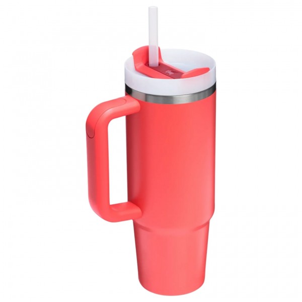 Stanley Quencher H2.O FlowState™ Tumbler Pipetli Termos | 0.8L - Hot Coral