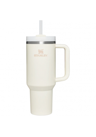 Stanley Quencher H2.O FlowState™ Tumbler Pipetli Termos | 1.18L - Krem