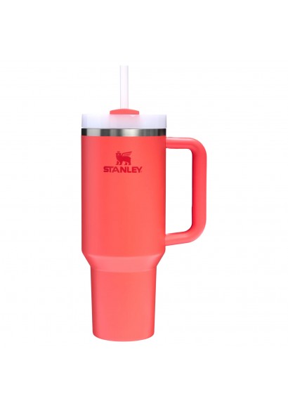 Stanley Quencher H2.O FlowState™ Tumbler Pipetli Termos | 1.18L - Hot Coral