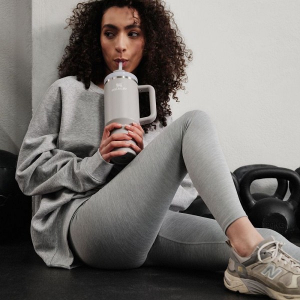 Stanley Quencher H2.O FlowState™ Tumbler Pipetli Termos | 1.18L - Ash