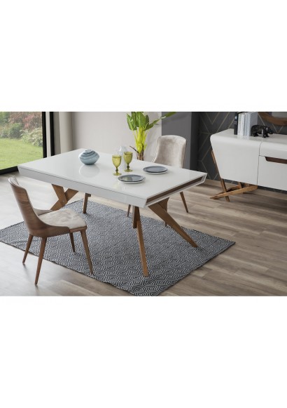 Royal Ekru Yemek Masası